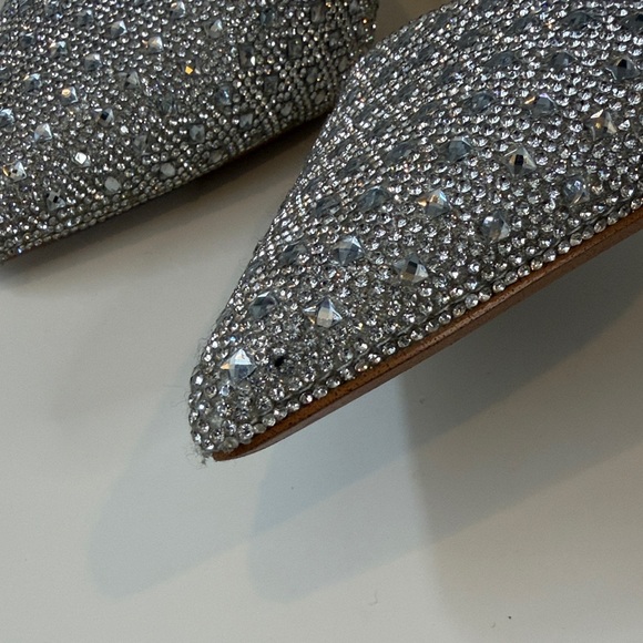 Gianni Bini Silver Embellished Heels - Picture 7 of 8